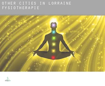 Other cities in Lorraine  fysiotherapie